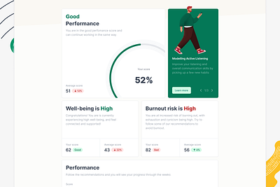 Landing page app dashboard design interface ui ux web