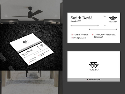 Minimalist Business card branding business businessowner graphic design marketing