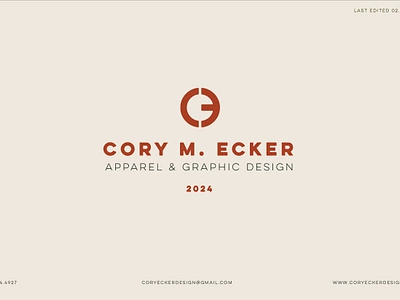 Cory Ecker - Branding & Graphic Design Portfolio - 2024 adobe creative cloud adobe illustrator apparel concepts apparel design art direction branding concepts brandng graphic design logo logo lockups merchandise design north carolina raleigh vector art