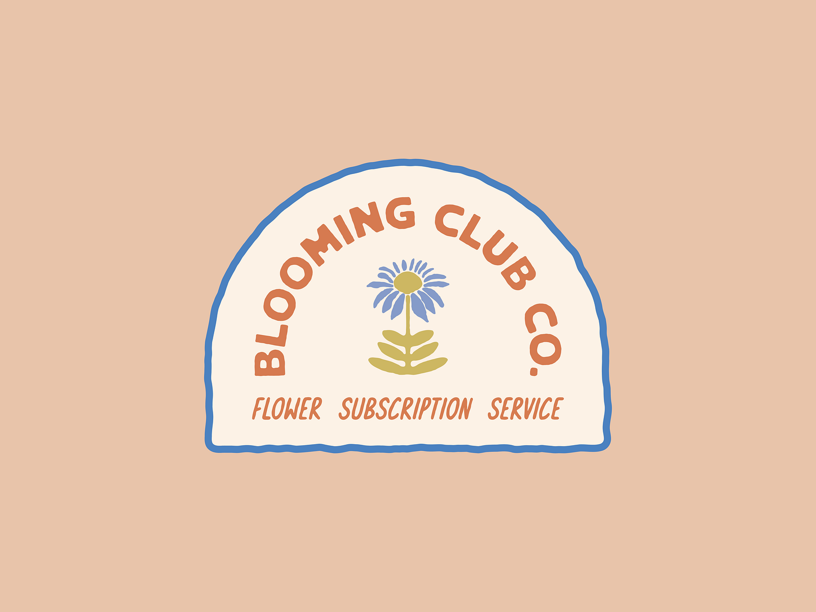 Blooming Club Co. Brand Design by Ocotillo Design Studio | Sarah on ...