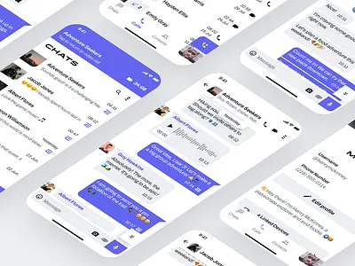 Connect. Communicate. Collaborate. Instantly. app chat communicate connect design digital instant mail message messaging text ui ui design uiux ux voice