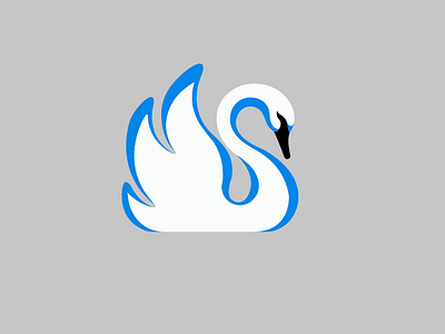 SWAN a animal birds branding design graphic design icon identity illustration logo marks swan symbol ui