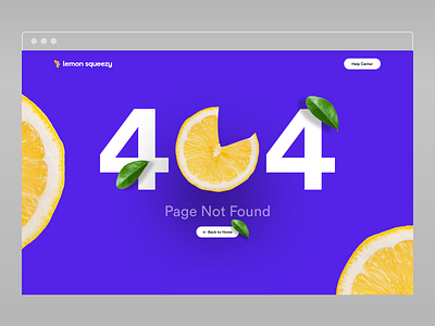 Lemon Squeezy 404 (Concept) 404 http 404 lemon squeezy twiiter