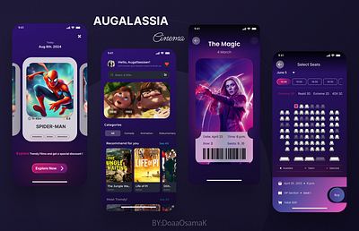 "Augalassia" Cinema App -UI ui