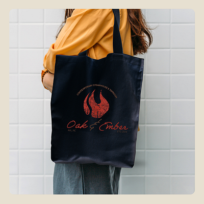 Oak & Ember | Merch & Apparel Design | 2024 branded apparel branded merchandise branding logo logo lockups merch concepts merch line merchandise mockups