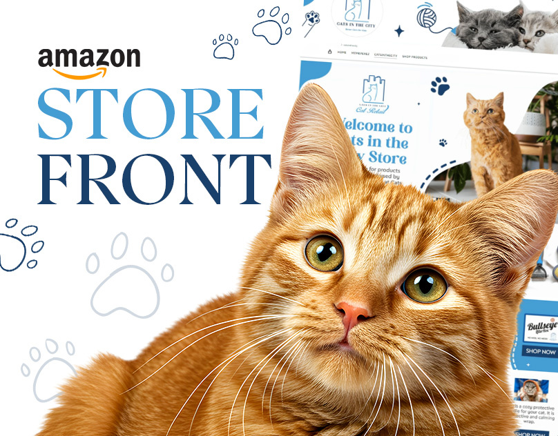 Amazon Storefront - Cat Care Products amazon amazonstore amazonstorefront branding graphic design graphicdesign photoshop storefront storefrontdesign