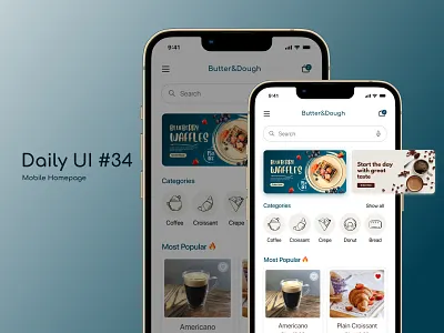Mobile Homepage app daily daily ui dailyui dailyuichallenge design figma homepage mobile mobile homepage ui