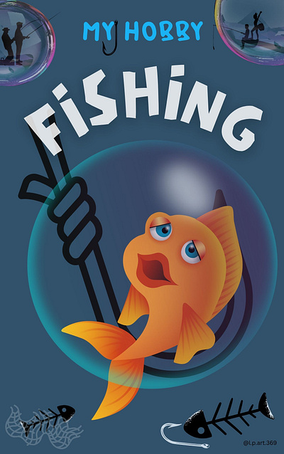 Fishing canva graphic design
