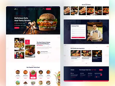 Restaurant Web Landing Page