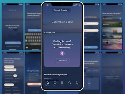 App onboarding app breethe meditation wellbeing