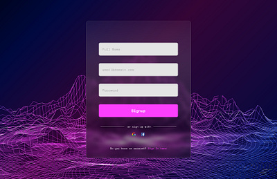 Sign-up page, modal, form #DailyUI daily ui hero section signup modal signup page ui ui design ui designer ux ux design web3