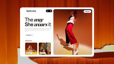 ● Shopify website design fashion marketing minimal modern saber saber ali ui web design website