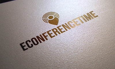 Logo Design - E-Conference Time branding design designinspiration graphic design illustration logo logo design tips ui vector