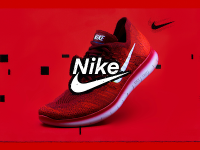 nike shoe branding graphic design illustration typography