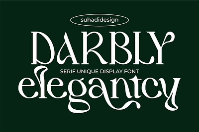 Darbly Elegantcy Unique Serif Typeface display font nostalgia nostalgic retro serif serif display serif typeface unique
