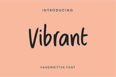 Vibrant Handwritten Font book branding cover design food graphic design handwritten ui
