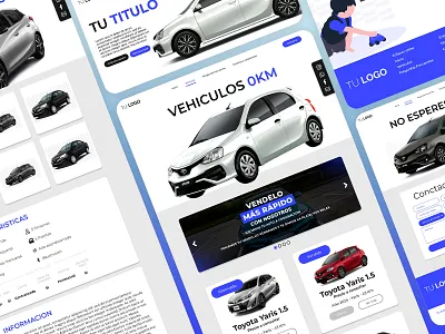 Concessionaire landing page | Cars cars landing landing page ui ux website