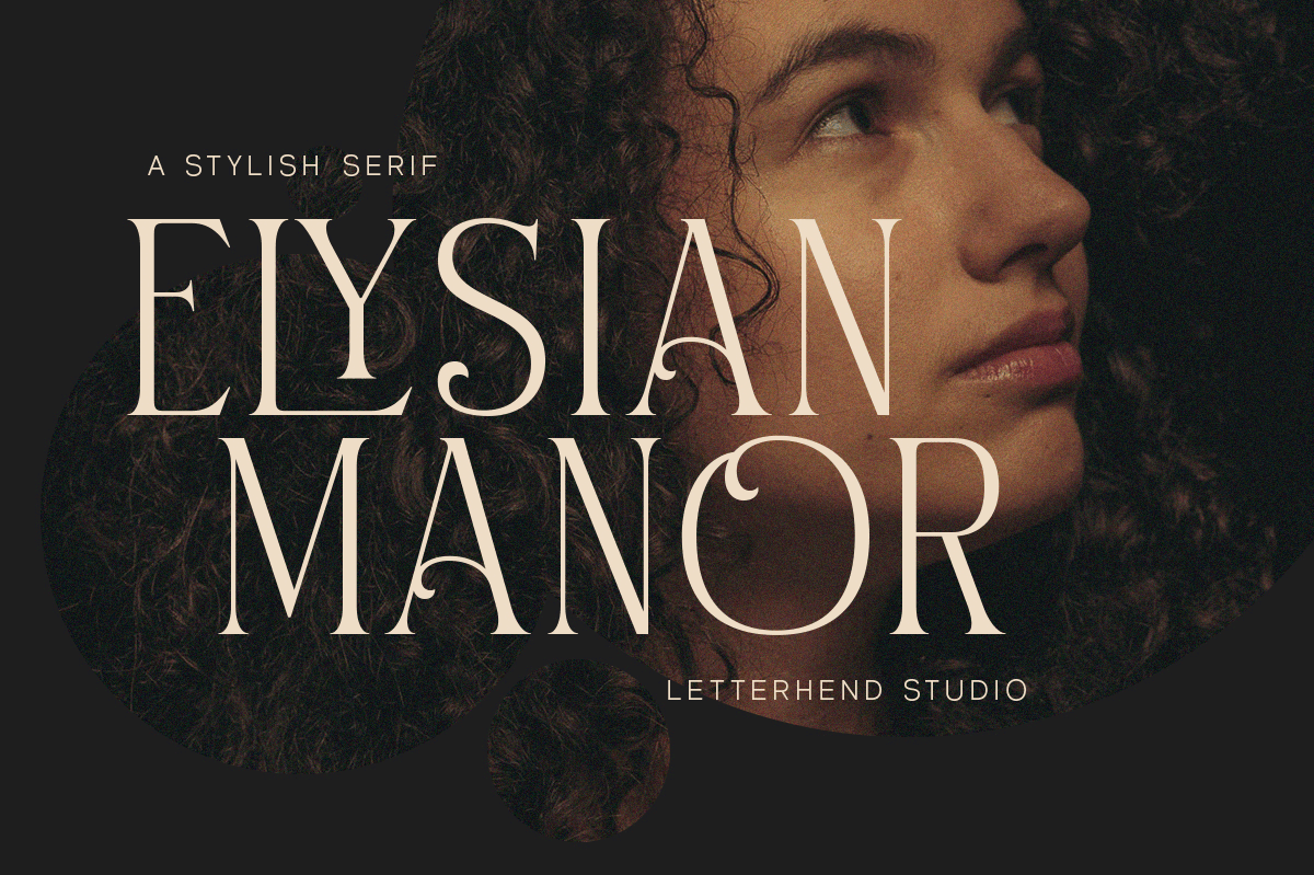 Elysian Manor - Stylish Serif classic font freebies