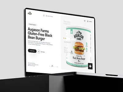 Augason Landing Page Concept amazon details ecommerce elementor landing online page product shop shopify template theme ui webflow website wordpress