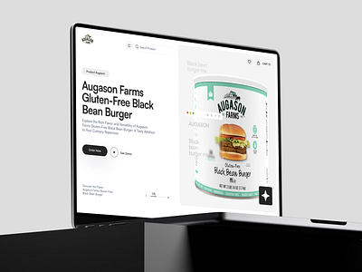 Augason Landing Page Concept amazon details ecommerce elementor landing online page product shop shopify template theme ui webflow website wordpress