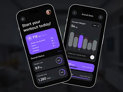 Workout Planner App app app design digital gym layout minimalist mobile mobile ui plan planning sport sport app sport planner statistic track tracking ui ux workout workout app