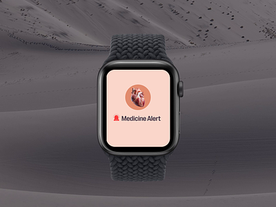 HealthSync - Watch Alert animation apple watch interaction ios mockup motion graphics notification prototype ui ux