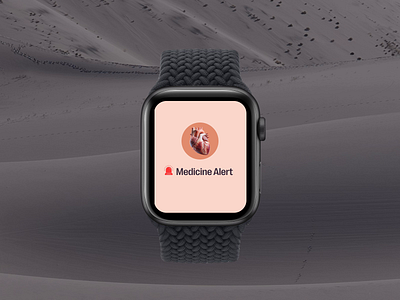 HealthSync - Watch Alert animation apple watch interaction ios mockup motion graphics notification prototype ui ux