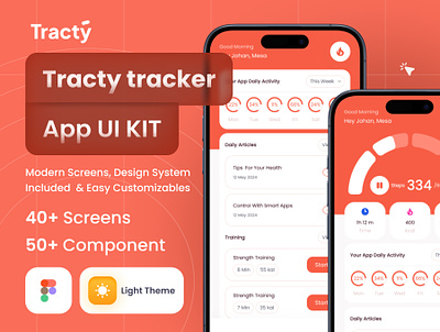 Tracker apps step app tracker app tract ui ui8 uikit