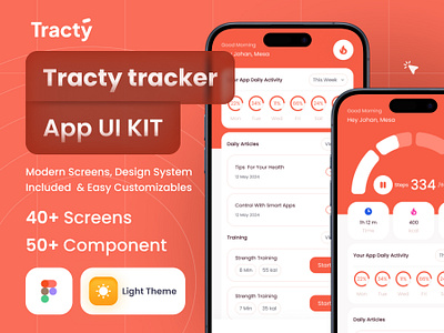 Tracker apps step app tracker app tract ui ui8 uikit