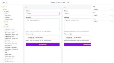 Mod - Form button css design figma file focus form framework html input message minimal minimalism purple sketch text textarea ui ui design user interface