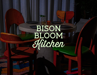 Brand + Logotype Design for Bison Bloom Kitchen brand design brand identity branding food graphic design industry logo logo design logotype