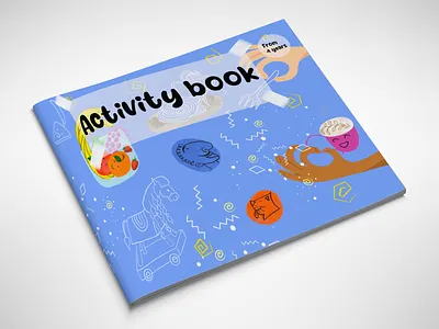Activity book for 4-6 years branding characterdesign childrenbookillustration coverdesign design editorialillustration graphic design illustration narrativeillustration