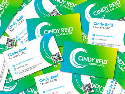 Cindy Reid Global Golf Full Branding Solution brand book character graphic design mascot stickers visual identity