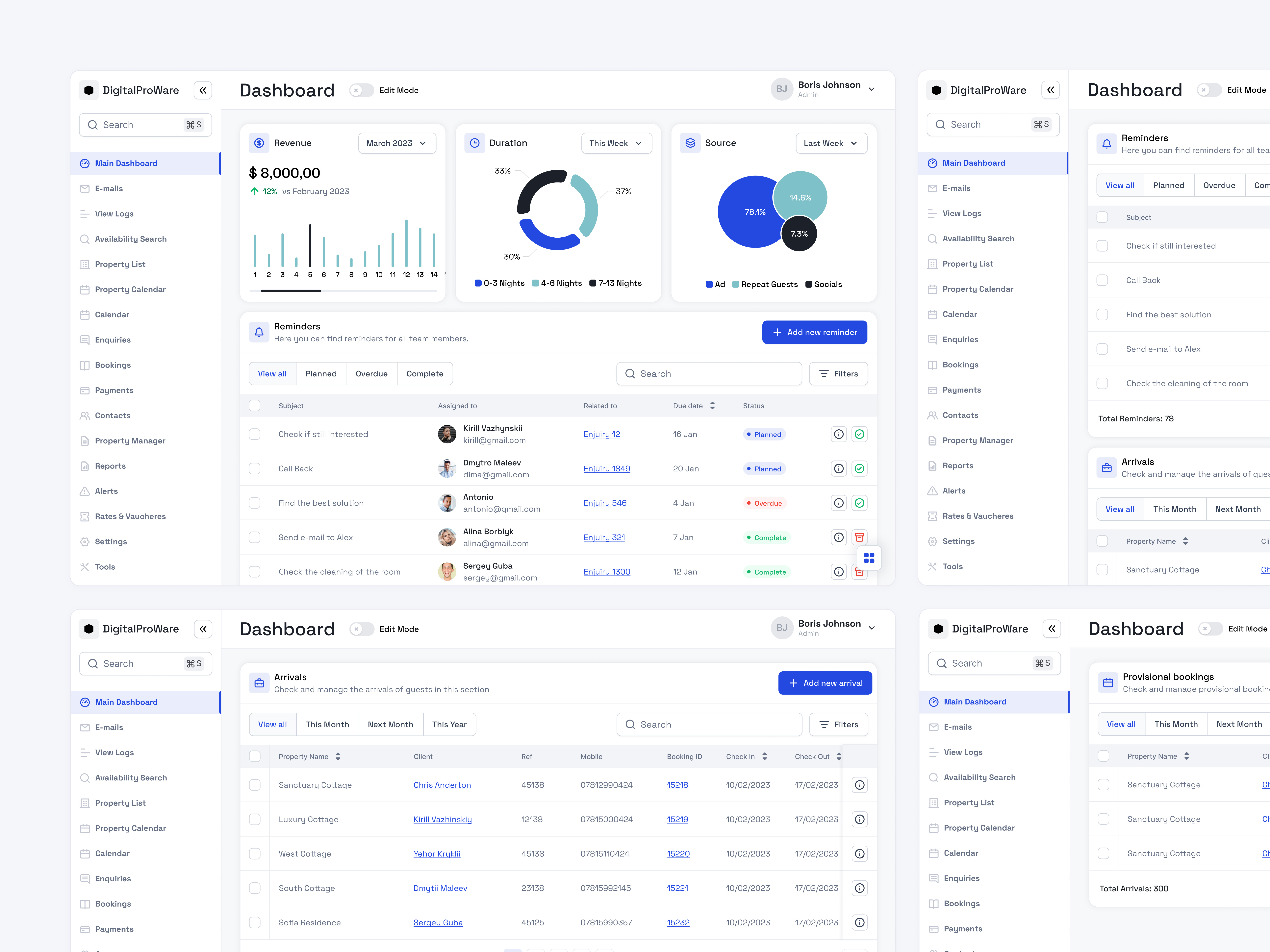 Example of Saa S UX/UI Design