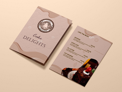 BROUCHER adobe photoshop branding broucher broucher design cake broucher cake shop cake theme donuts graphic design pestry social media template