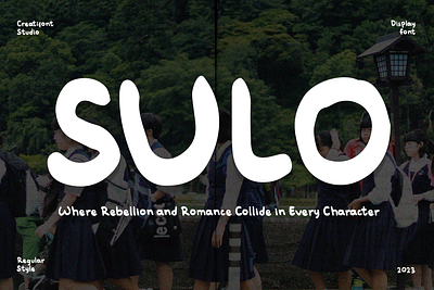 Sulo - Handwritten Font bold branding design font handwritten logo modern playful typeface typography