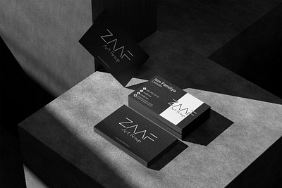 Visit card for "Zaaf Art Group" design graphic design visit card