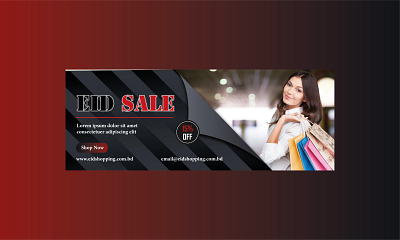 Eid Social Media Banner banner eid graphics poster shopping social media