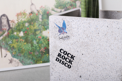 Cock Rock Disco Clear Stickers AU artworks branding cheap stickers clear labels clear stickers labels sticker design sticker printing sticker shop transparent transparent stickers waterproof stickers