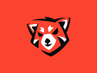 Red panda animal brand branding character design elegant graphic design illustration logo logo designer logotype mark mascot minimalism minimalistic modern panda red red panda sign