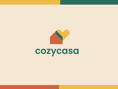 cozy casa branding bright care community cross future health heart home house logo love medical sun time