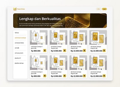 Gold Marketplace - Desktop branding design illustration logo mobile app ui ui design uiux ux ux design