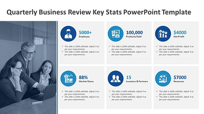 Quarterly Business Review Key Stats PowerPoint Template 3d creative powerpoint templates kridha graphics powerpoint design powerpoint presentation powerpoint presentation slides powerpoint templates presentation design presentation template