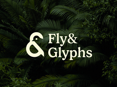 Fly & Glyphs logo Design brand design branding clean clean logo design graphic design logo logo design minimal minimal logo minimal logo design nature tech unique unique logo