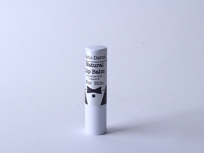 Natu-Derm Lip Balm Silver Label branding cosmetic labels cosmetic packaging custom labels custom stickers label design logo label logo stickers packaging packaging design product labels silver stickers