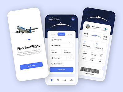 Flight Tickets Booking Mobile App mobile ui ui design ui design mobile ui mobile