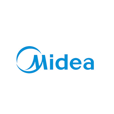 Carrier Midea AC branding graphic design