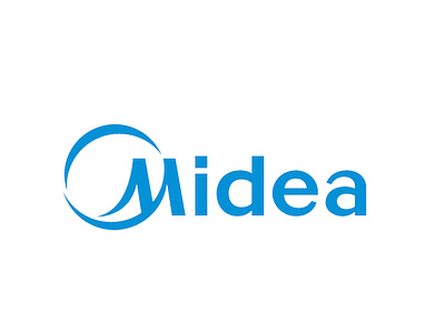 Carrier Midea AC branding graphic design