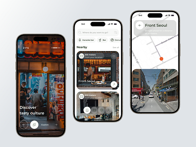 Tasty culture. UI mobile app appstore branding dailyui design discover hotels ios karaoke location map mobile app open to work restaurants ui ux