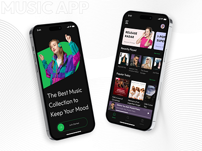 Music Streaming App app design mobile app mobile app design music app music app development music app ui music streaming app podcast app spotify ui design uiux uiuxdesign user interface
